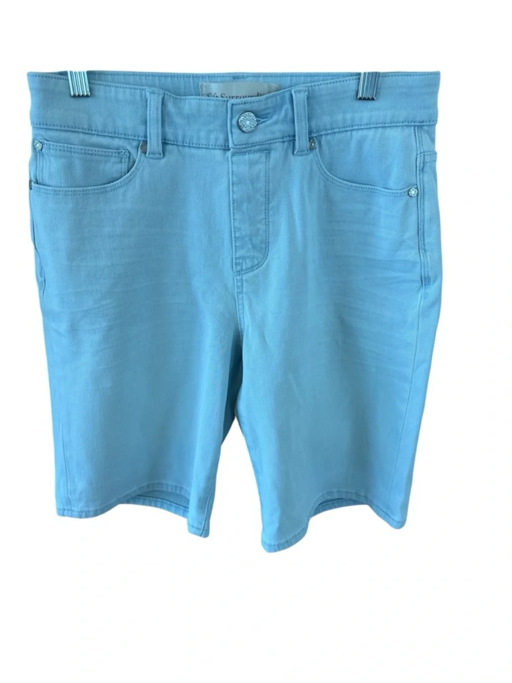 Soft Surroundings Women's Sky Blue Jean Shorts